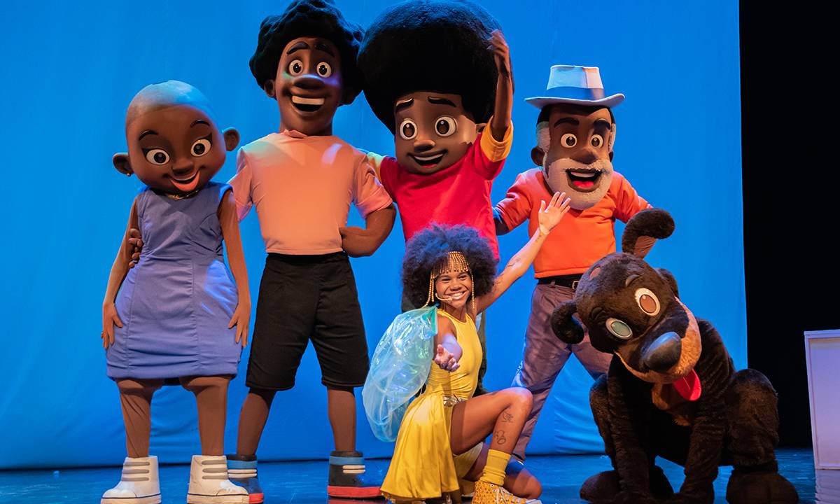 Foto mostra espetáculo infantil