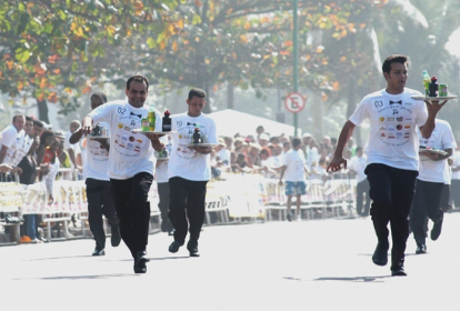 Garçons: corrida testa habilidade e forma física dos competidores