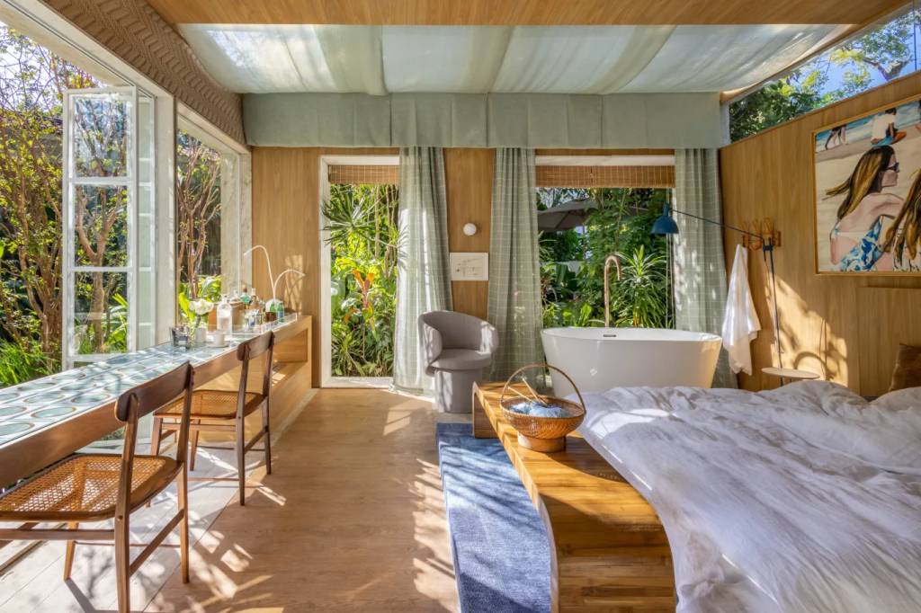 Su&iacute;te provoca experi&ecirc;ncias sensoriais com toque das m&uacute;ltiplas texturas