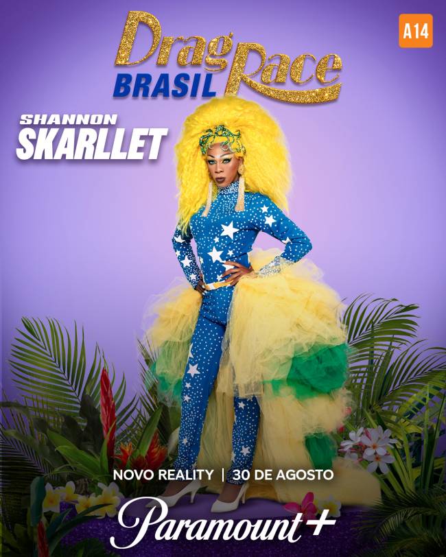 Shannon Skarllet – Drag Race Brasil Shannon conheceu Drag Race em especial durante a pandemia