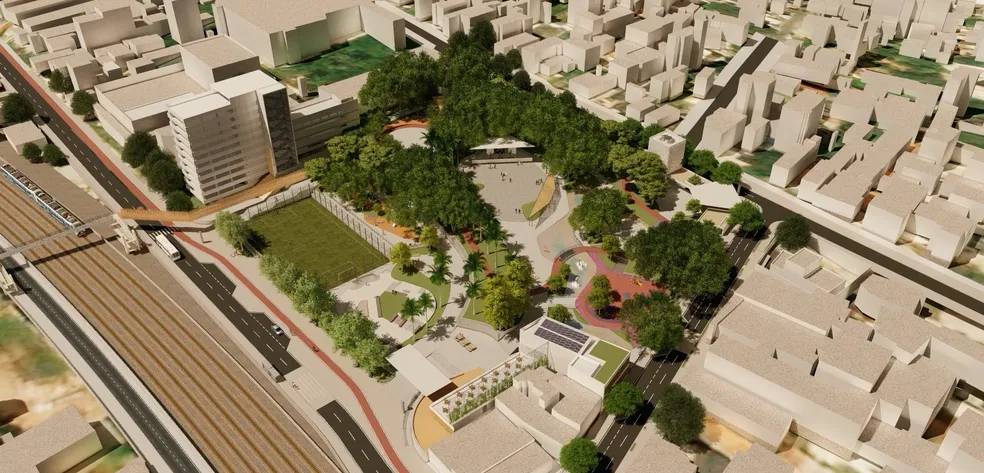 Sai construção, entra verde: prefeitura inicia obra no complexo Gama Filho