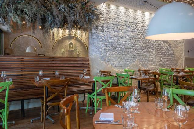Salí: ambiente do restaurante no Leblon Salí: ambiente do restaurante no Leblon