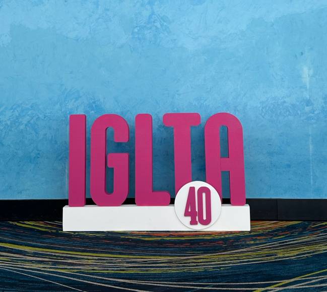 IGLTA 40 Sign Convenção Global da IGLTA aconteceu este ano em Porto Rico