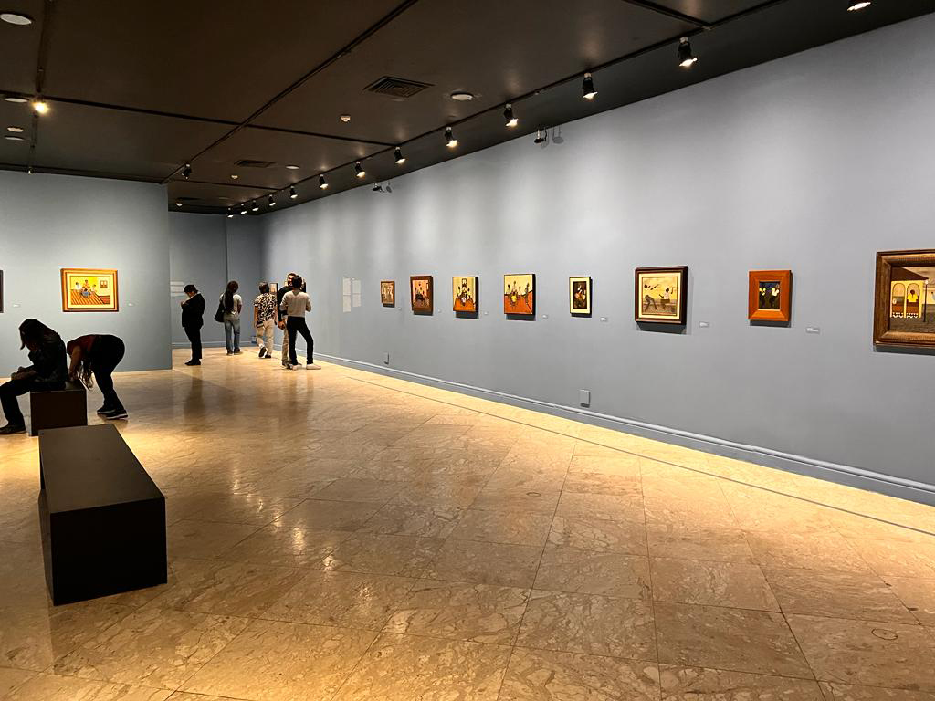 Fachada do Museu de Arte Moderna do Rio de Janeiro ao pôr do sol