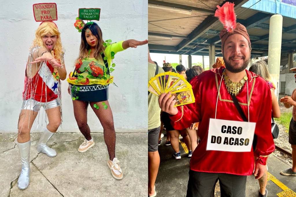 Até tacacá vira fantasia: os looks mais criativos do Carnaval do Rio