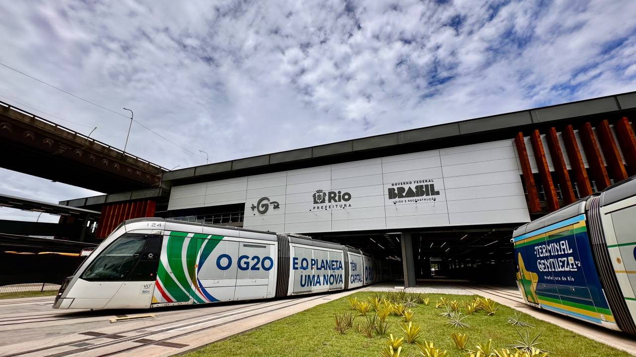 inauguração do Terminal Intermodal Gentileza
