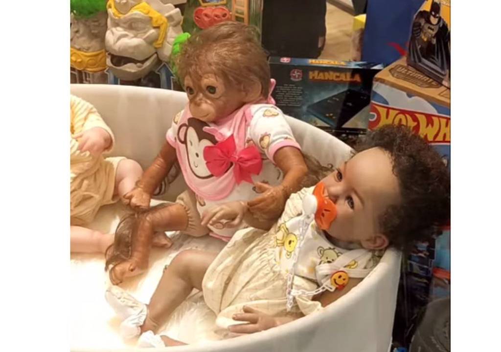 Professor denuncia vitrine racista em loja de brinquedos no Praia Shopping