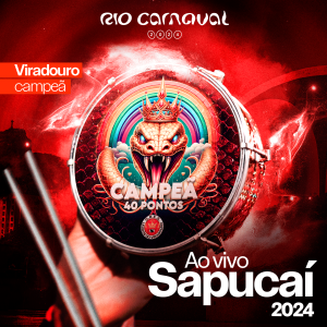 CAPA_AO_VIVO_2024 Rio Carnaval lança álbum das gravações realizadas ao vivo nos desfiles das escolas de samba do Grupo Especial 2024.