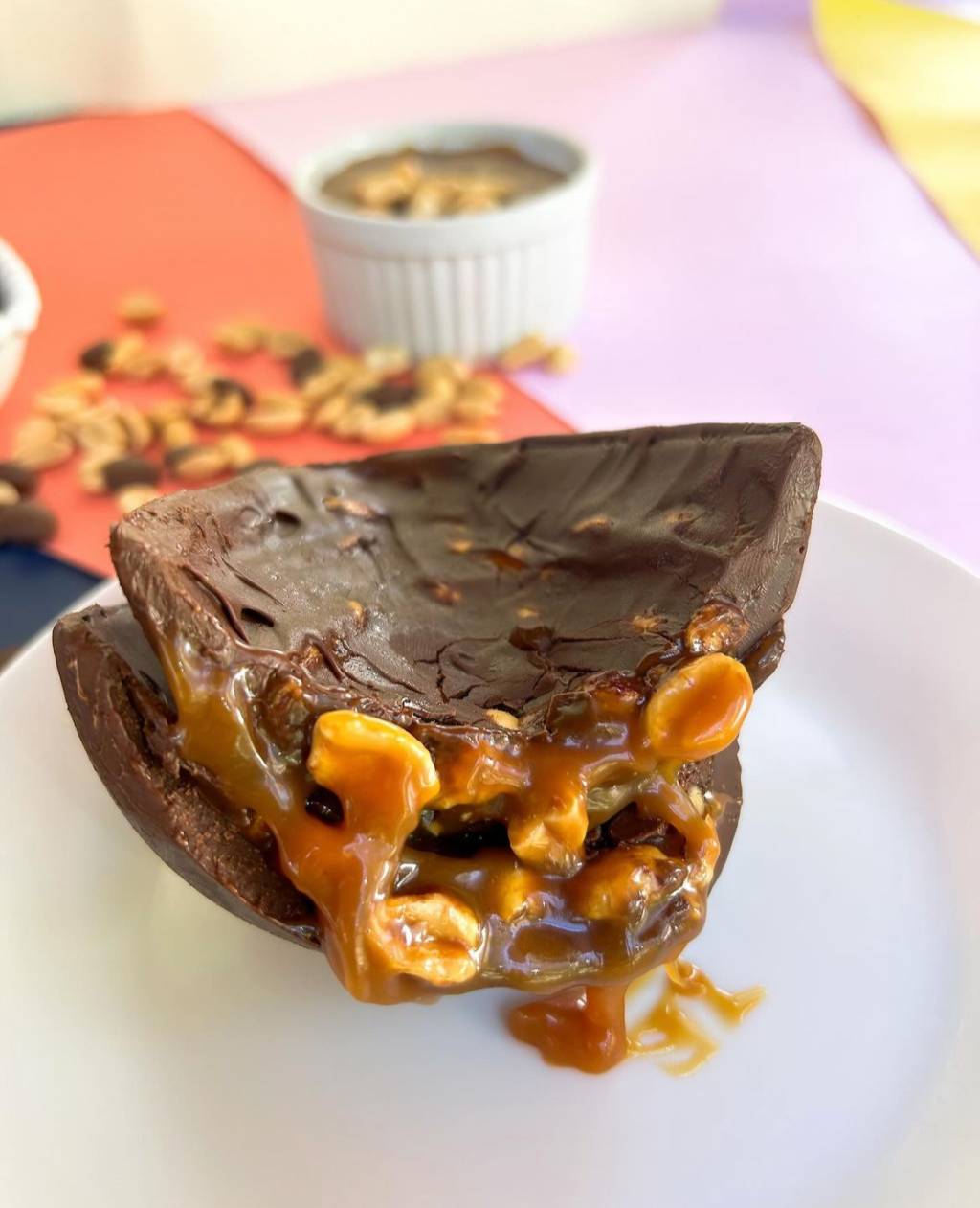 ovo gamô Gamô: ovo se inspira no chocolate com amendoim e caramelo