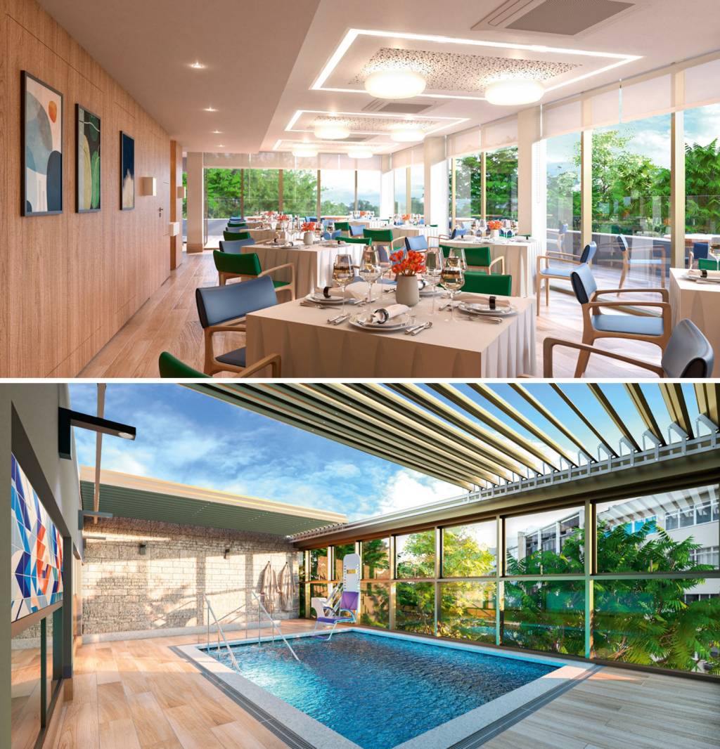 Residencial-RJZ-Restaurante-1.jpg Prestes a abrir em Copacabana: o Residencial Israelita RJZ terá 68 quartos e mensalidades a partir de 15 000 reais