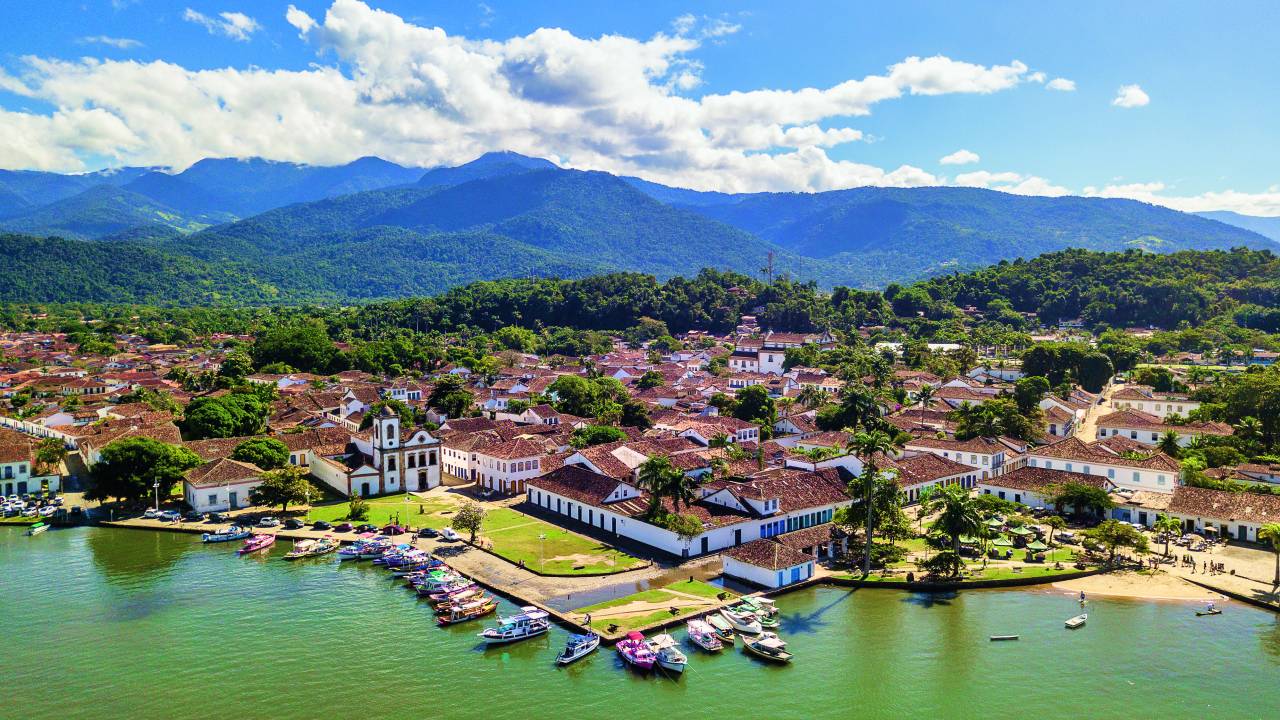 Vista aérea de Paraty -