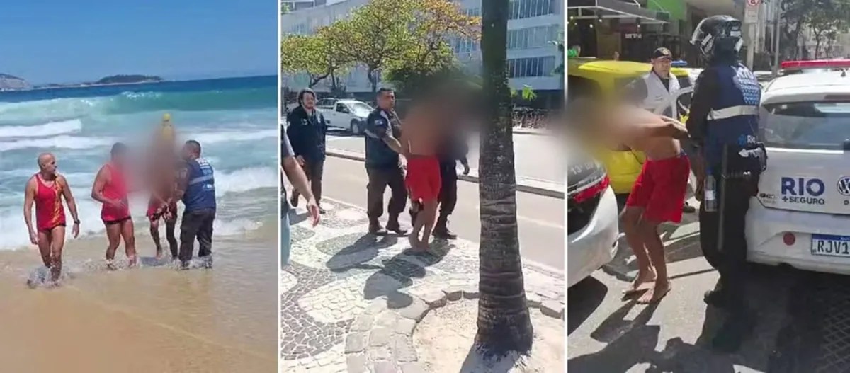 Homem que vendia vape na Praia de Ipanema é preso após tentar fugir a nado