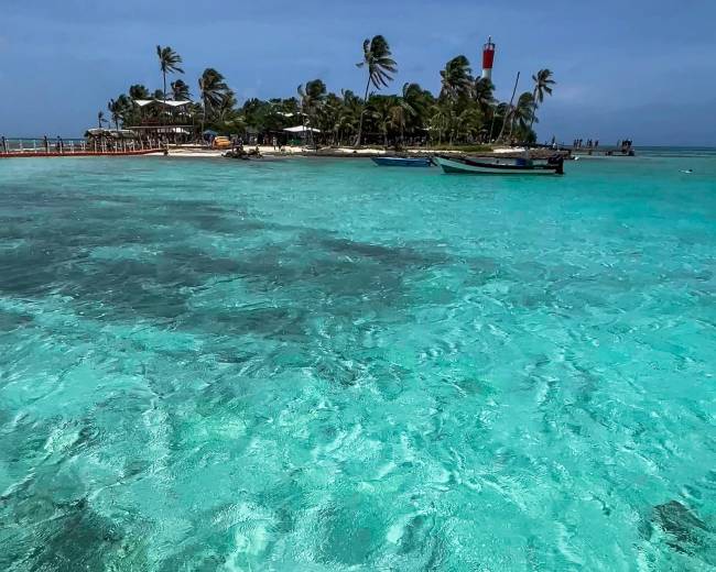 O Aquário natural: uma das paradas do passeio com San Andres com David