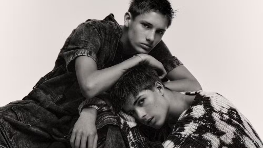 Gêmeos de Fernanda Lima e Rodrigo Hilbert estreiam na moda. Veja fotos