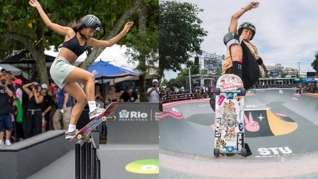 Skate: Rayssa Leal e Augusto Akio participam de etapa carioca do STU Pro