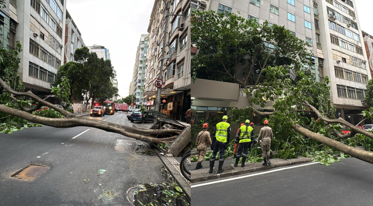 Chuva e vento deixam três mortos no Rio; confira a previsão do tempo