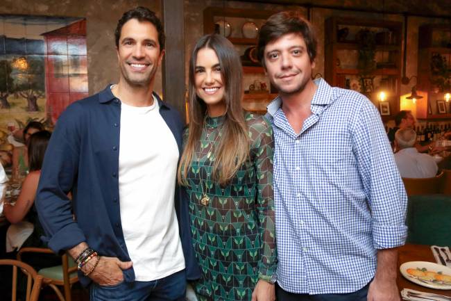 Flávio Sarahyba, Laura Ulrich e Pedro Rosman