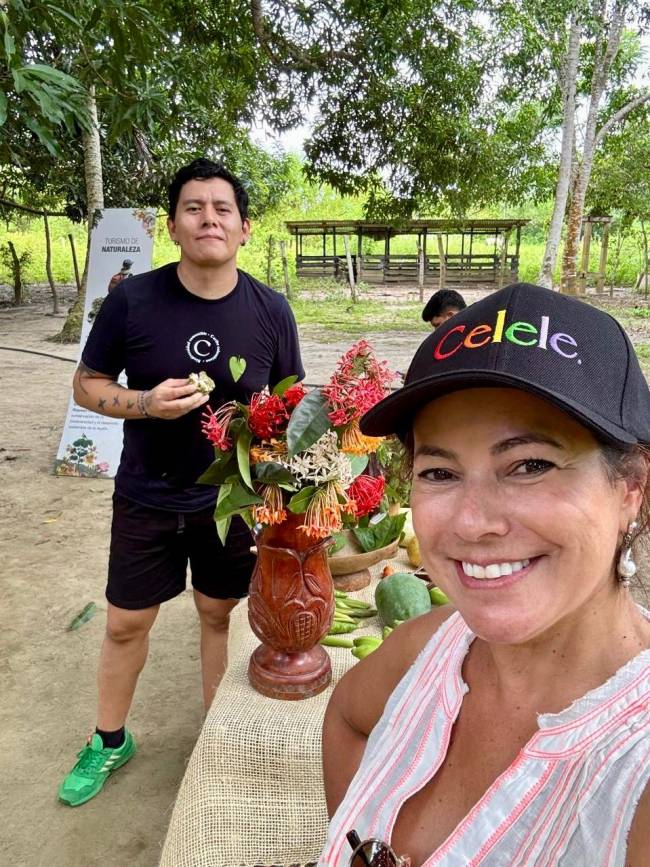 renata araujo e o chef jaime rodriguez