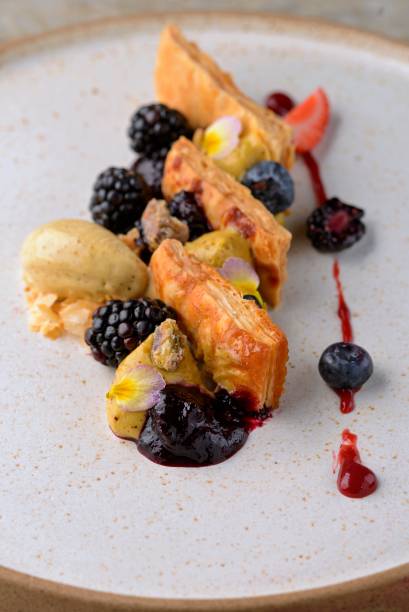 Mil folhas de Pistache e Frutas Vermelhas