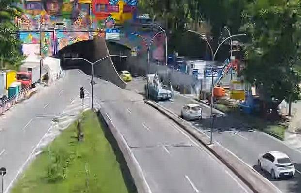 Túnel Santa Bárbara é reaberto completamente em direção ao Centro