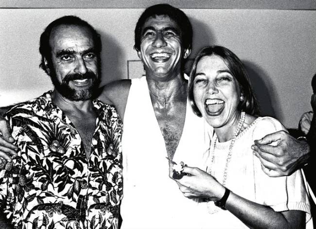Affonso Romano de Sant'Anna, Fagner e Marina Colasanti , em 1986