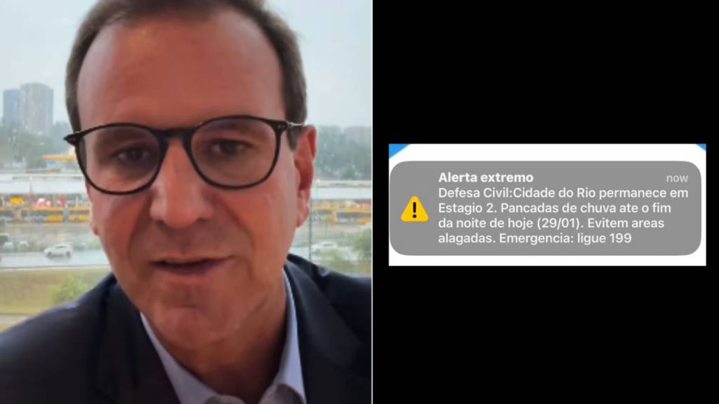 As reações ao vídeo de Eduardo Paes sobre o novo alerta da Defesa Civil