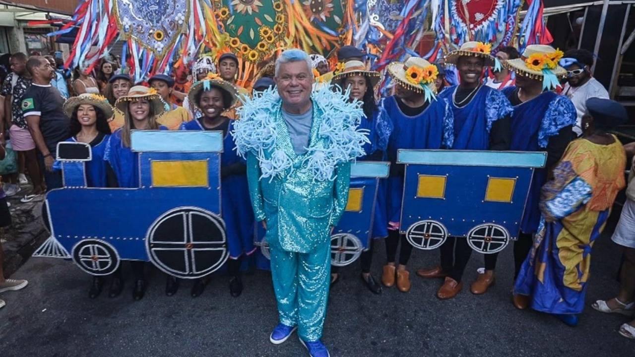 Quadro de Carnaval do Milton Cunha no RJ TV