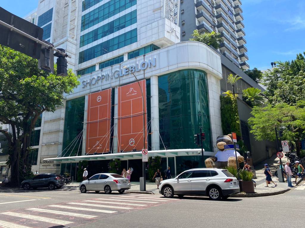 No clima do Rio Open, Shopping Leblon terá número de dança na fachada
