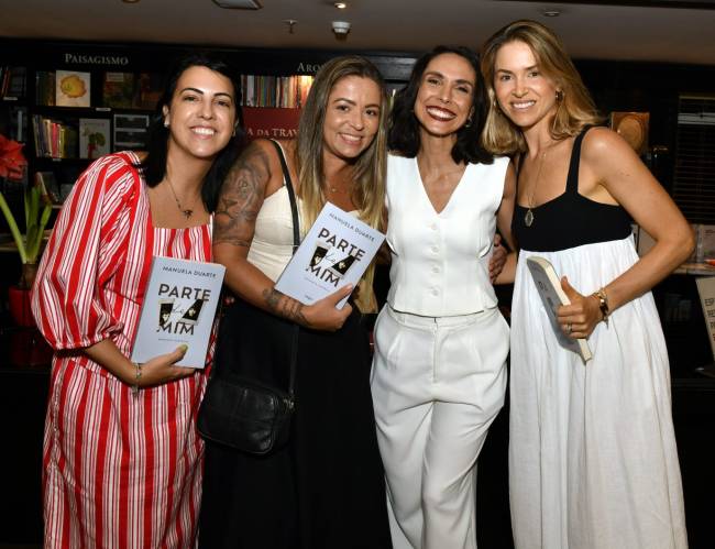 _DSC4793 Gabriela Metcalfe , Fernanda Esteves , Manuela Duarte e Clarice Friedmann - Livro PARTE DE MIM - FEV 2025 - CG