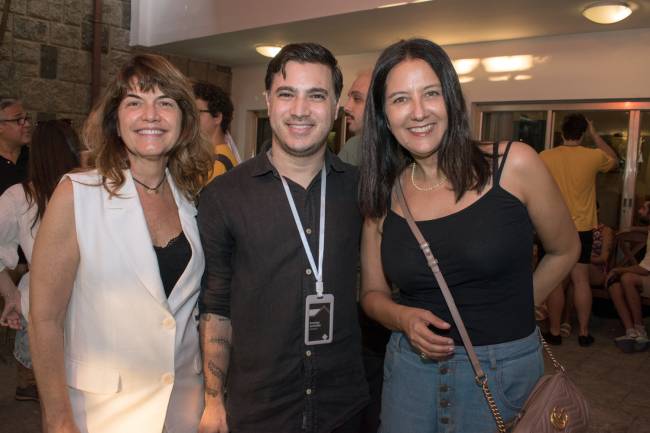 Natacha Alves, Rodrigo Andrade e Renata Salles
