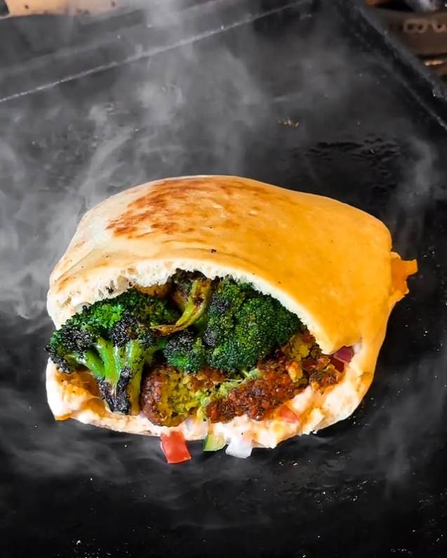 Pita Haze: opção vegana do Mandala Pita Haze: opção vegana do Mandala