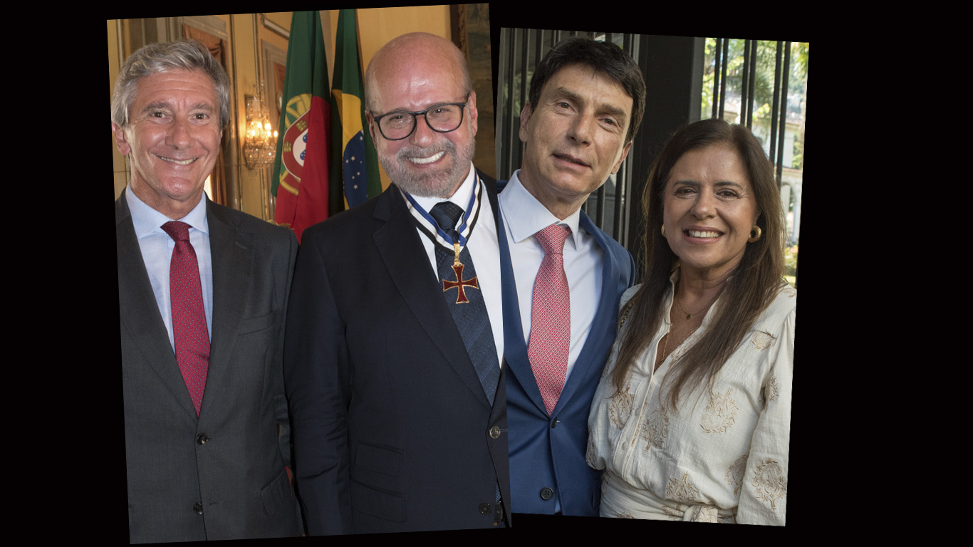 Desembargadores cariocas recebem medalha de Comendador de Portugal