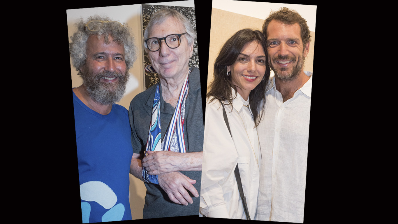 Carlos Zilio inaugura a mostra “A Pintura com a Pintura”. Fotos!