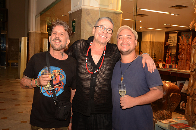 Alê Souto, Luiz Fernando Pontes e Rafael Moreno
