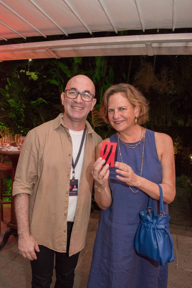 Carlos Miguez com Liana Gemunder