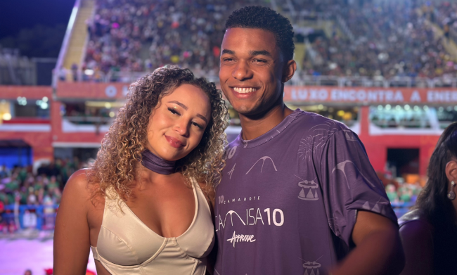 Juan Paiva e Luana de Souza 2 (crédito Otavio Furtado) Juan Paiva no Camarote Camisa 10