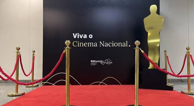 RIOgaleao-homenageia-Cinema-Nacioal Espaço instagramável do Oscar no RioGaleão