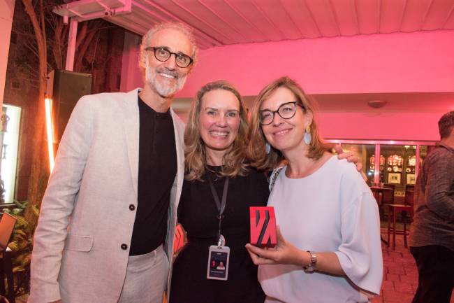 Vanderlea Paiva com André e Caroline Mouchart(Consul da bélgica)
