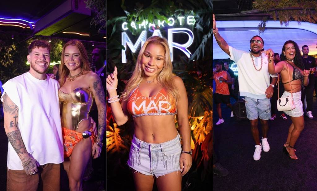 Ferrugem, Naldo, Flávia Saraiva e outros famosos no segundo dia de Sapucaí