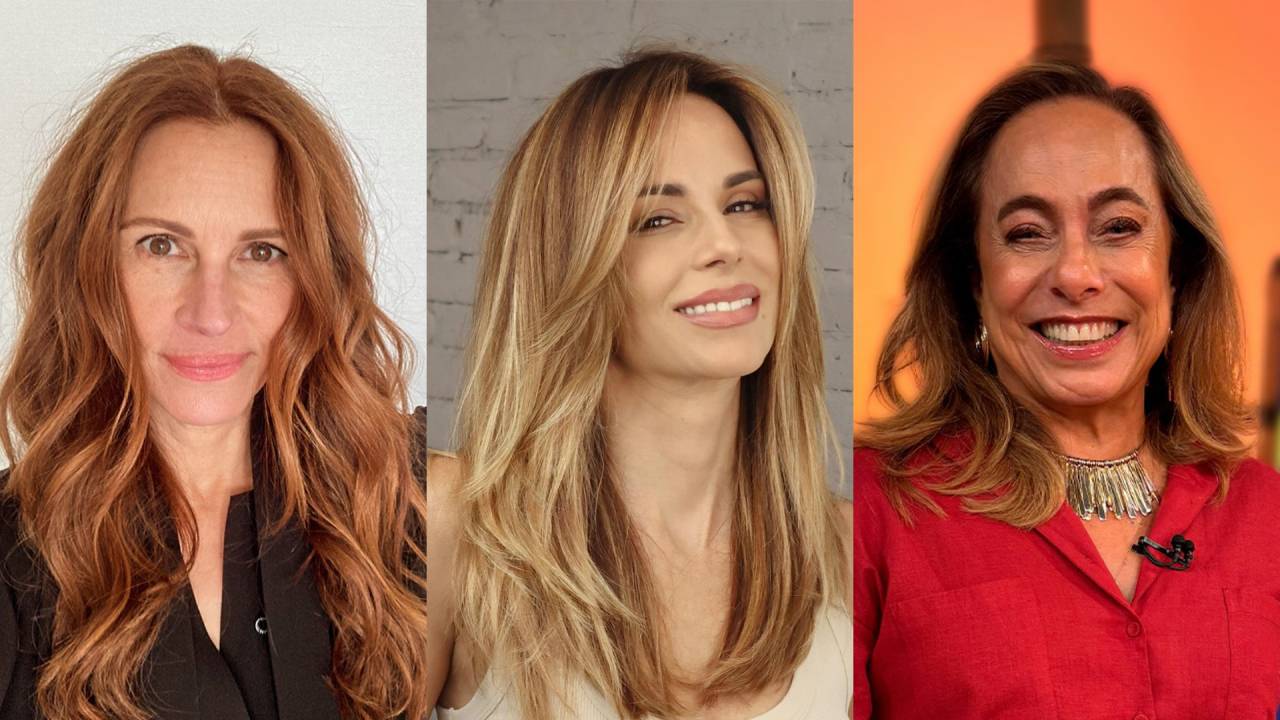 Julia Roberts, Ana Furtado e Cissa Guimarães são adeptas da tendência que valoriza uma beleza natural, sem aspecto artificial