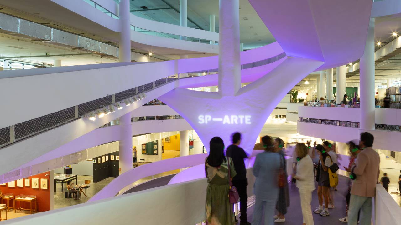 A 21ª edição da SP-Arte ocupou o Pavilhão da Bienal, de 2 a 6 de abril.