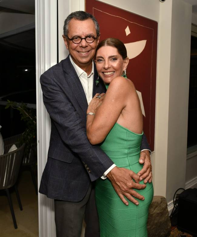 O casal Kitty e João Afonso Assis