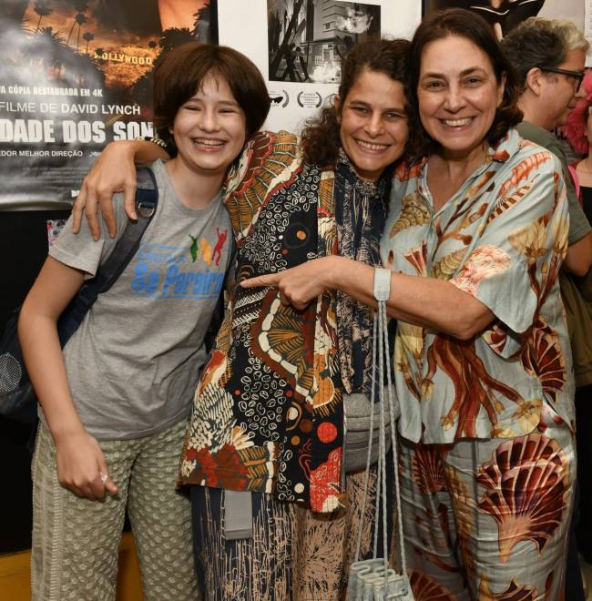 Lina e Julia Murat com Anna Luiza Mulle