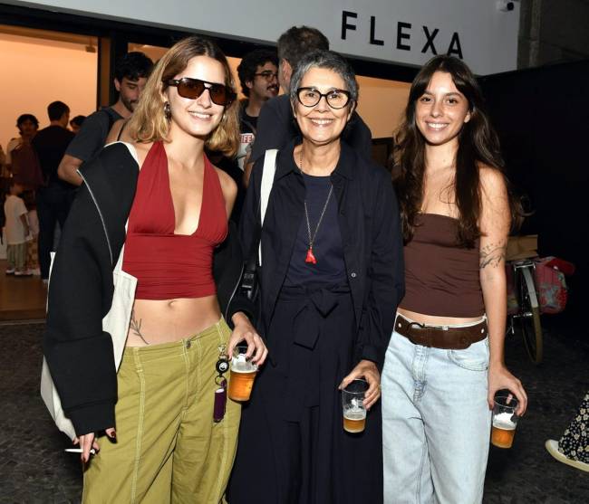 Helena Cebriam, Claudia Kopke e Alice Abreu