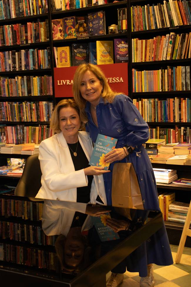Márcia Peltier e GLória Queiroz