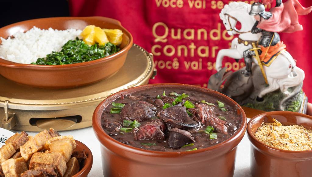 As feijoadas e rodas de samba para celebrar São Jorge no feriado