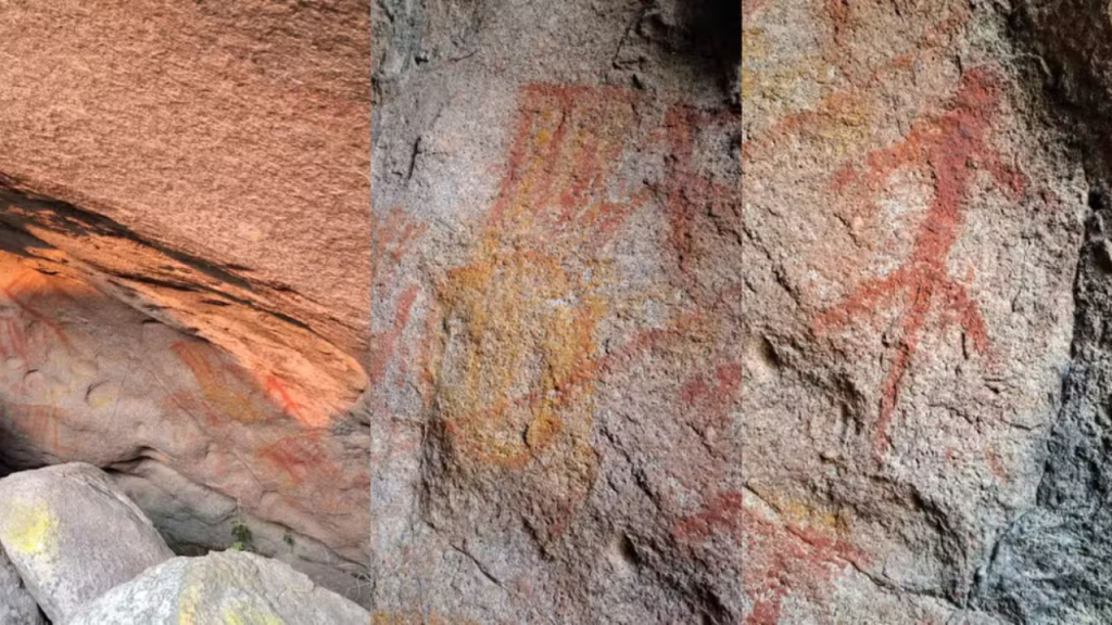 Como foram encontrados os primeiros registros de pintura rupestre no Rio