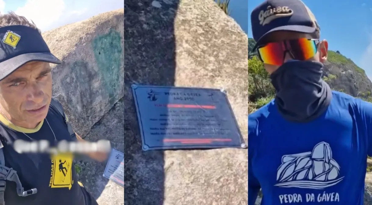 trilheiros-denunciam-placa-na-Pedra-da-Gavea-no-RJ