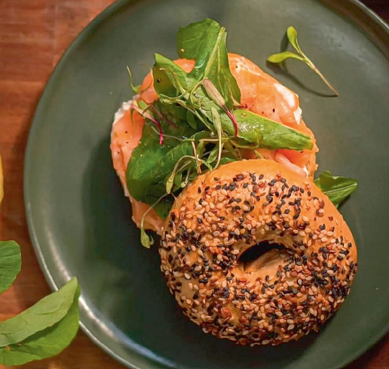 Sanduíches no bagel Sanduíches no bagel