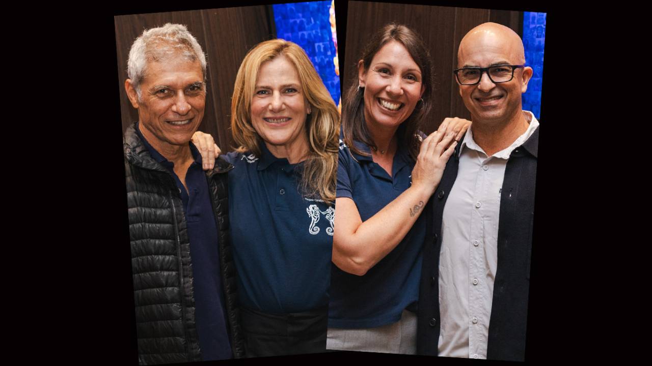 José Bechara e Dedina Bernardelli; Natalie Freret e Bruno Meurer